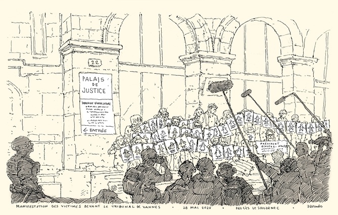 Croquis d’audiences : « Les silences des victimes sont les plus difficiles à dessiner »