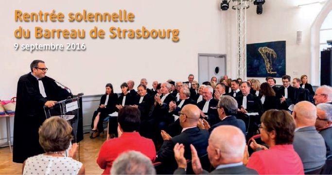 Journal Spécial des Sociétés n° 71 - Rentrée solennelle du Barreau de Strasbourg