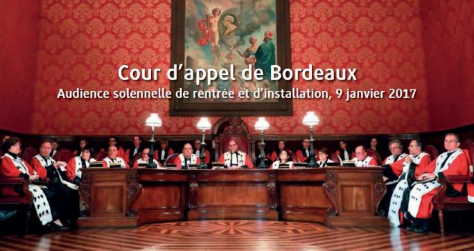 Audience solennelle de rentrée et d’installation de la cour d’appel de Bordeaux