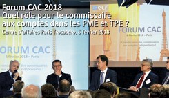 Forum CAC 2018 - Quel rôle pour le commissaire aux comptes dans les PME et TPE ?