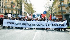 La « marche des droits » des avocats - Pour une justice de qualité et accessible 