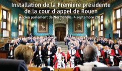 La Première présidente de la cour d’appel de Rouen installée
