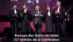 31e rentrée de la Conférence du Barreau des Hauts-de-Seine