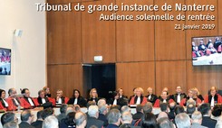 Audience solennelle de rentrée du Tribunal de grande instance de Nanterre