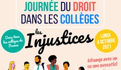 4e édition de la Journée du droit dans les collèges : les avocats prennent la défense des injustices