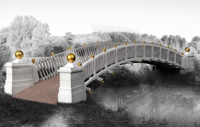 (91) J-4 avant l’inauguration du pont aux boules d’or de Méréville