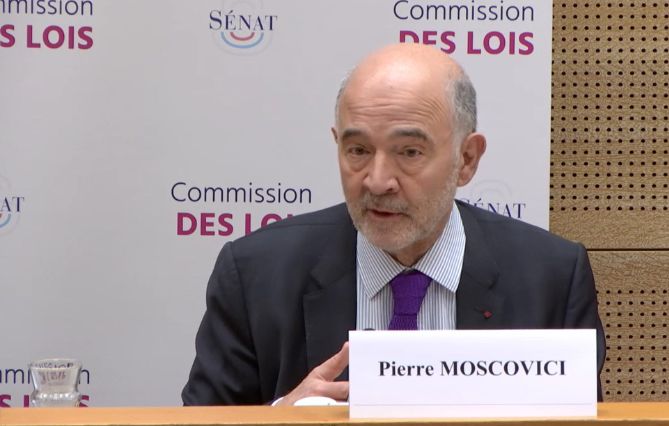 Devant le Sénat, Pierre Moscovici assume le report du rapport de la Cour des comptes sur l'immigration irrégulière